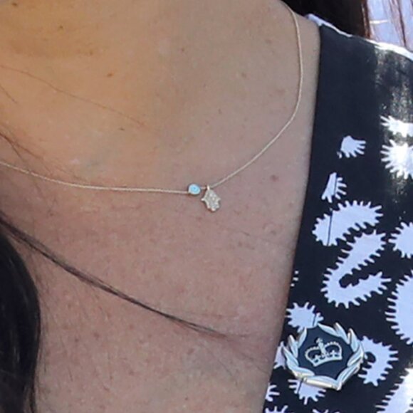Alemdara Evil Eye Altan Necklace worn by Duchess Meghan Markle - Picture 5 of 5
